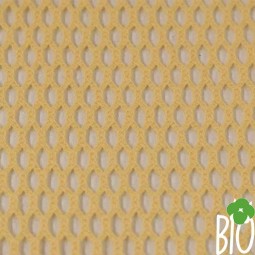 Tissu filet maille soleil en coton bio