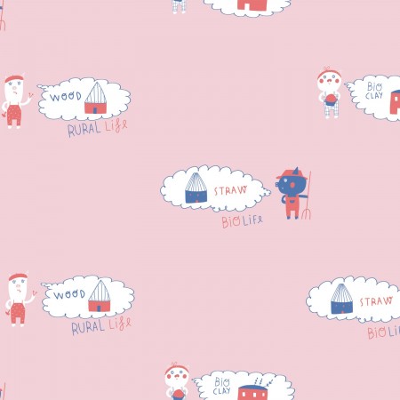 Tissu Katia fabrics - Sweat-shirt - Three bio pigs main Tissu Katia fabrics - Sweat-shirt - Three bio pigs main