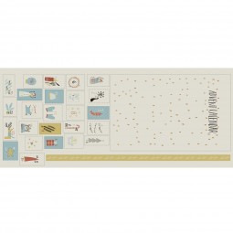 Tissu Katia fabrics - Canvas Panneau - X-Mas calendar
