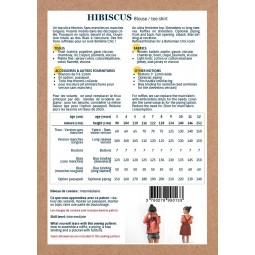 Patron Ikatee - Blouse Tee-shirt Hibiscus 3-12 ans