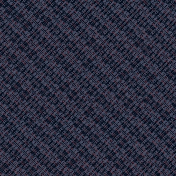Tissu fantaisie - Best of days - Quadrillage bleu