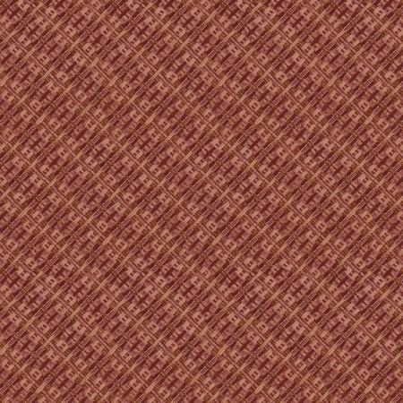 Tissu fantaisie - Best of days - Quadrillage cognac