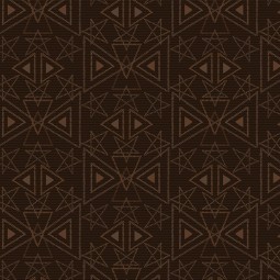Tissu fantaisie - Best of days - Géométrie brun