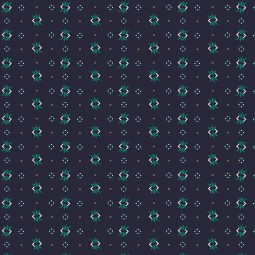 Tissu fantaisie - Far horizons - Flammes bleues