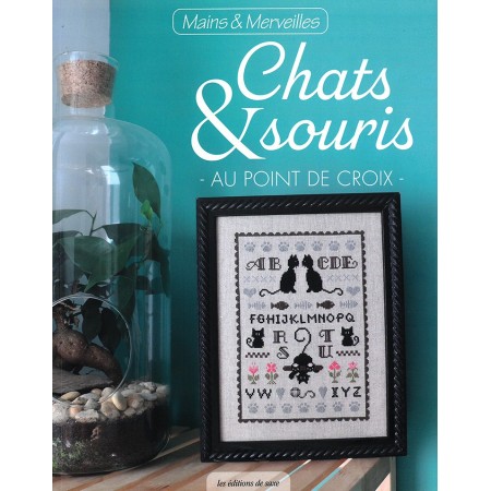 Livre : Chat et souris au point de croix