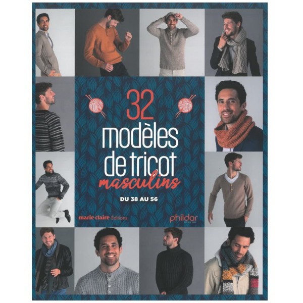 Livre : 32 modèles de tricot masculins