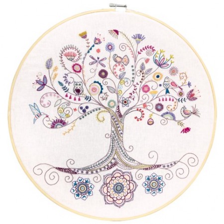 Kit de broderie - Arbre de vie - 40 cm