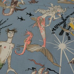 Alexander Henry Fabrics - Bal des sirènes bleu