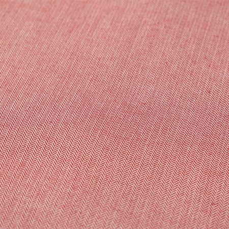 Tissu flanelle - Chevrons rouges