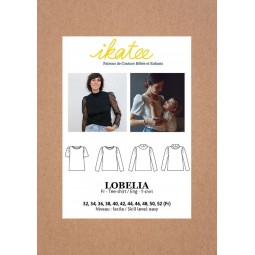 Patron Ikatee - Tee-shirt Lobelia - Tailles 32 à 52