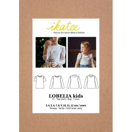 Patron Ikatee - Tee-shirt Lobelia Kids - 3 à 12 ans