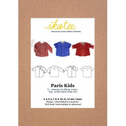 Patron Ikatee - Paris kids - Tailles 3 à 12 ans