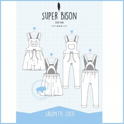 Patron Super Bison - Salopette Coco