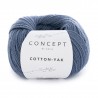 Cotton Yak de katia : Couleur - 116 Bleu jeans