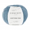 Cotton Yak de katia : Couleur - 124 Bleu