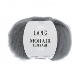 Mohair luxe lamé de Lang Yarns - Gris clair