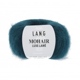 Mohair luxe lamé de Lang Yarns - Gris clair