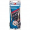 Aiguilles à tricoter circulaires 80 cm Prym : Taille - n° 9