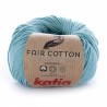 Fair cotton de Katia : Couleur - 16 Turquoise