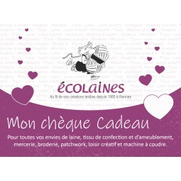 Les chèques cadeau Écolaines