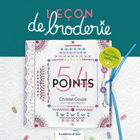 Livre de broderie : Leçon de broderie