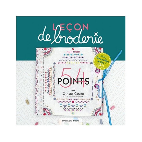 Livre de broderie : Leçon de broderie