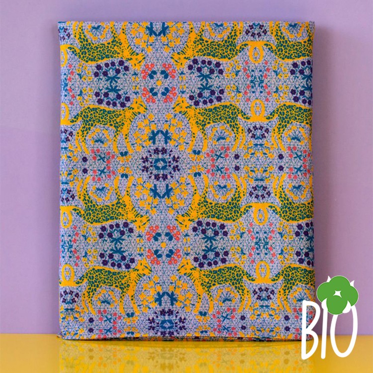 Tissu popeline de coton - Madame Iris - Aya