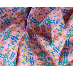 Tissu popeline de coton - Madame Iris - Ayana
