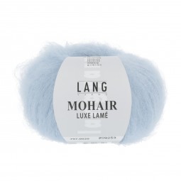 Mohair luxe lamé de Lang Yarns - Gris clair