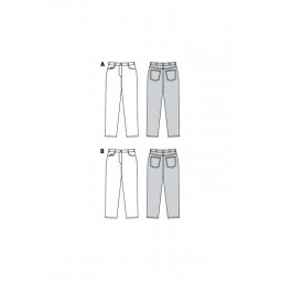 Patron Burda 6103 - Pantalon look jean