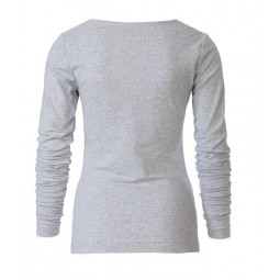 Patron Burda 6113 - T-shirt ou robe manche longues, col en V