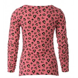 Patron Burda 6113 - T-shirt ou robe manche longues, col en V