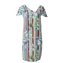 Patron Burda 6119 - Tee-shirt ou robe encolure asymétrique