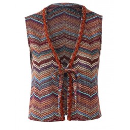 Patron Burda 6120 - Veste, gilet col en V