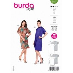 Patron Burda 6131 - Robe coupe droite