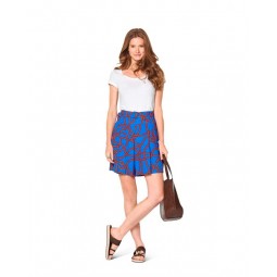 Patron Burda 6138 - Jupe-culotte à poches italiennes