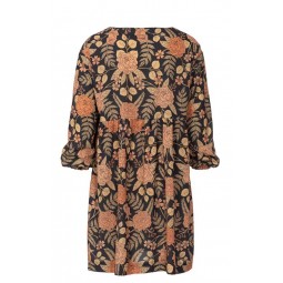 Patron Burda 6055 - Robe à jupe froncée