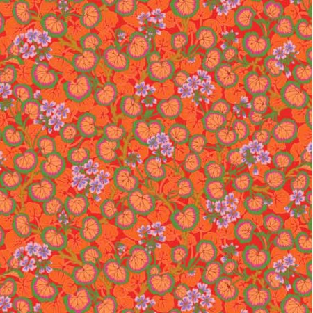 Tissu Kaffe Fassett - Climbing Geraniums Red