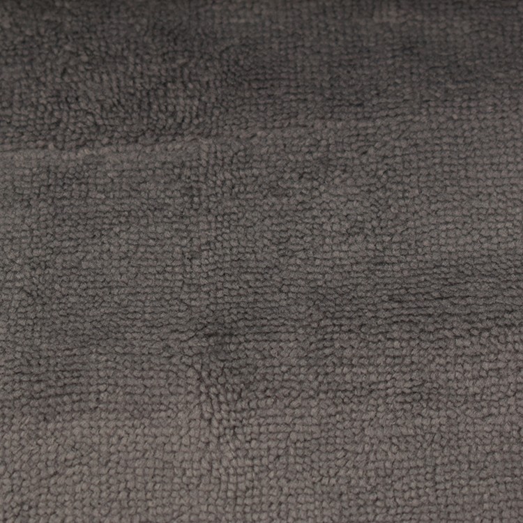 Tissu éponge Bambou velours - Gris foncé