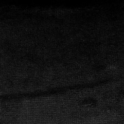 Tissu éponge Bambou velours - Noir