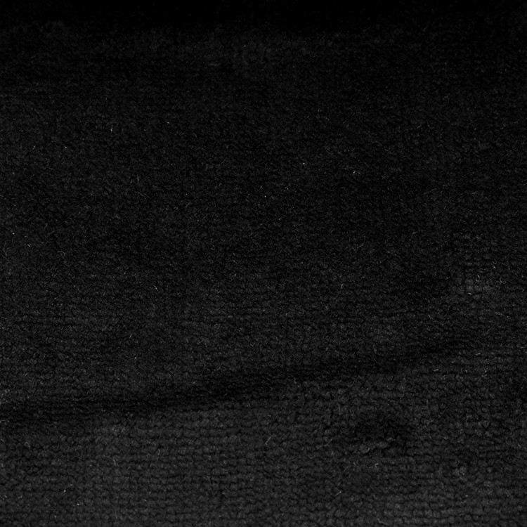 Tissu éponge Bambou velours - Noir