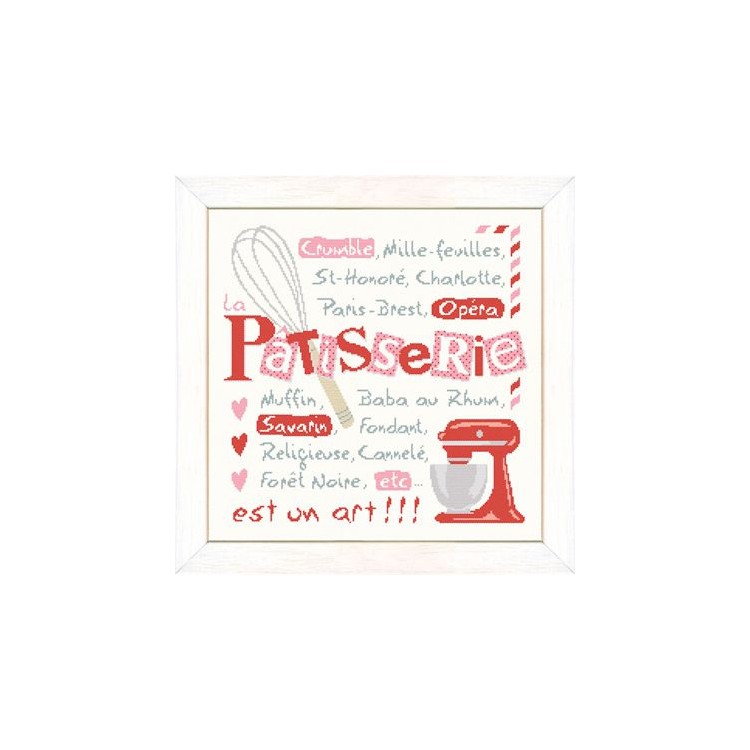 Fiche de broderie Lilipoints : Pâtisserie