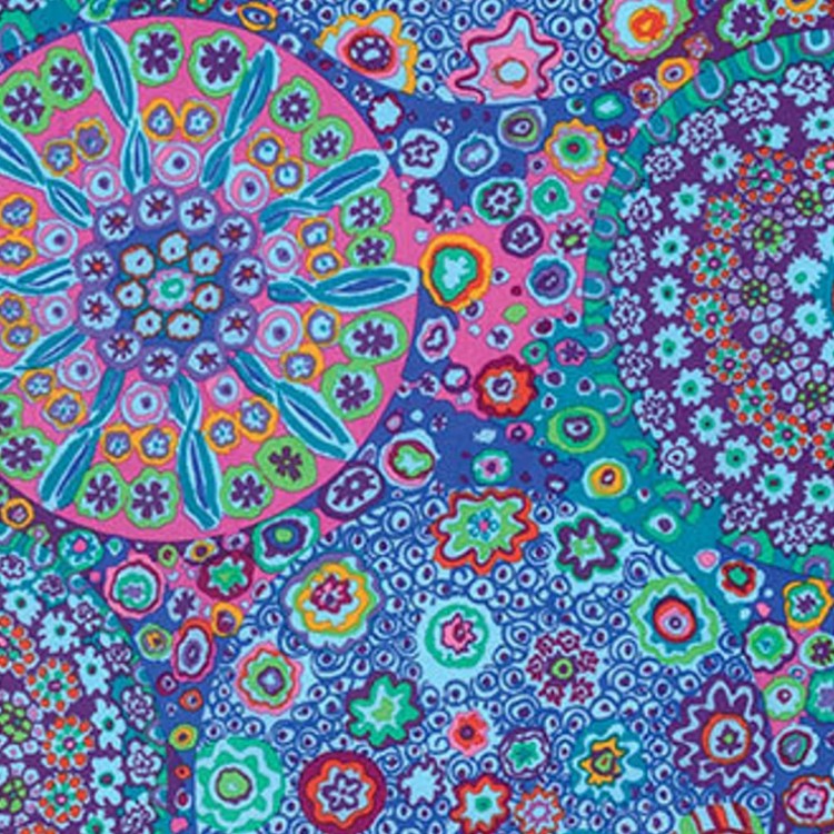 Tissu Kaffe Fassett - PWGP92-AQUA - Millefiore aqua