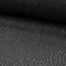 Tissu d'ameublement jacquard - Cubex noir or