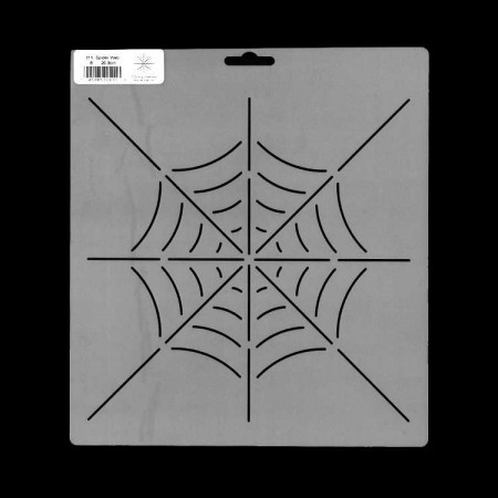 Stencil de patchwork - Spider web