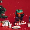 Panneau sweat de Noël - Rouge