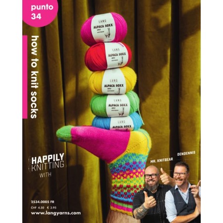 Catalogue Lang Yarns - Punto 34 - Comment tricoter des chaussettes
