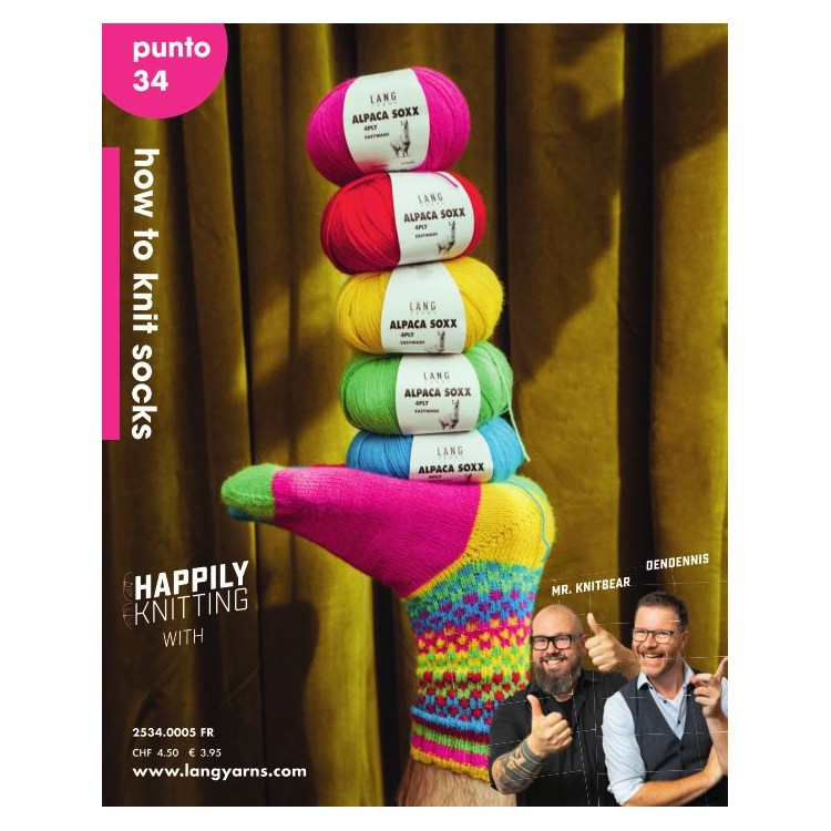 Catalogue Lang Yarns - Punto 34 - Comment tricoter des chaussettes