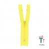 Fermeture à glissière non séparable polyester n°2 - Jaune tendre : Taille - 45 cm