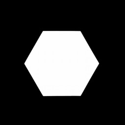 Gabarits patchwork carton hexagone par 100